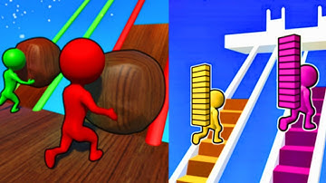 Snow race vs bridge race game play ⏯️❌ heard lv game play 