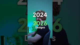 My 2024 vs 2026 Designs👀🔥 #design #uiux