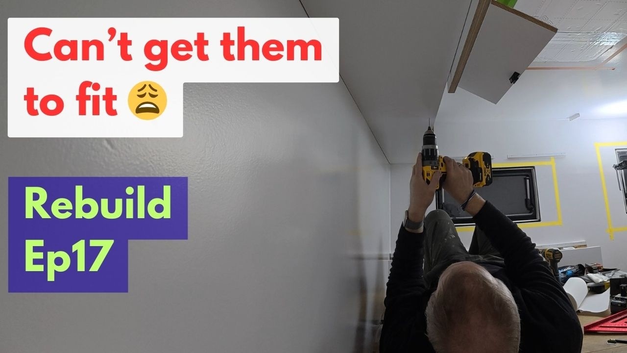 Rebuilding our 1986 Mercedes 1017A: Cupboard doors and catches Ep17 4k