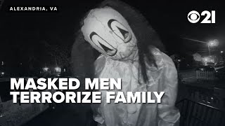FULL: Group of masked men threaten homeowner, attempt to enter home in chilling doorbell footage