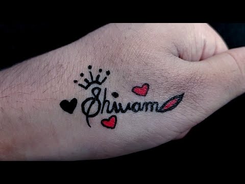 Spouse name tattoo done by shiva sir This tattoo is meant alot for client  and This is surprise for Shivani mam on this velentine 🎁 Get… | Instagram