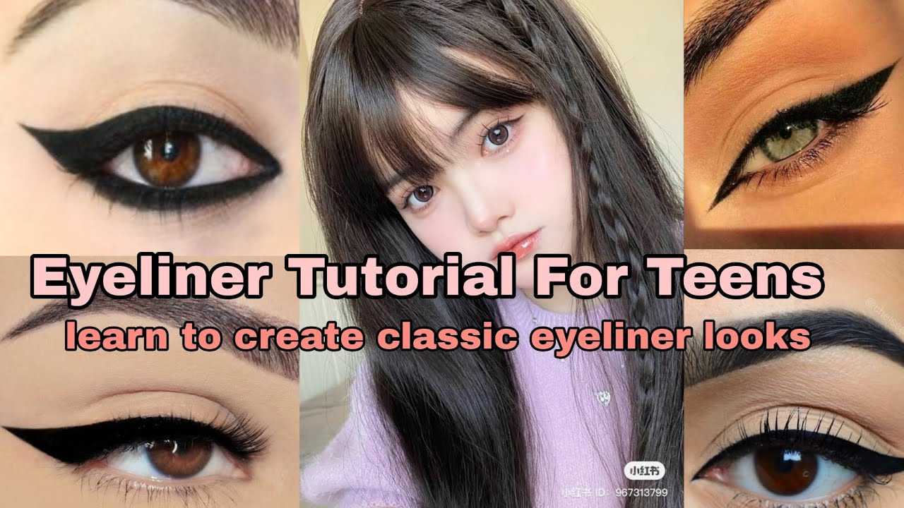 #eyes #cateye #makeup | eyeliner for teens, teenage... 🌷Eyeliner Tutorial For Teens 🌷 || Learn to create classic eyeliner ...