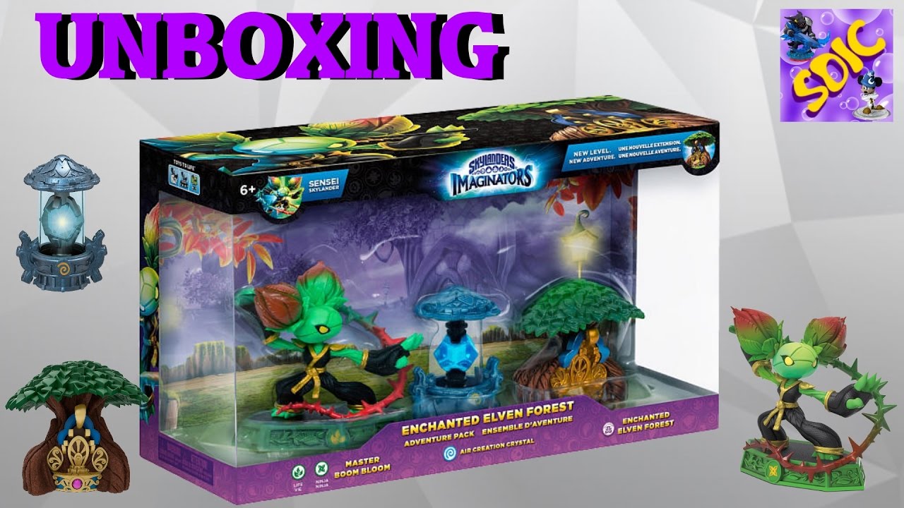 NEW UNBOXING Skylanders Imaginators ENCHANTED ELVEN FOREST Adventure Pack