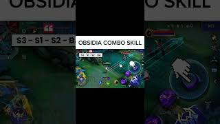 Obsidia Combo Skill #MLBBStarlight #MLBBObsidia #MLBB #mobilelegends #nilunaa
