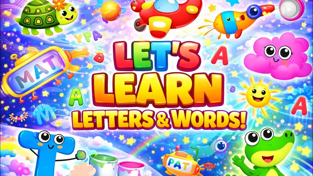 ABC Learning for Kids 🅰️🅱️🚀 | Letters, Words & Fun Activities ⭐🎨