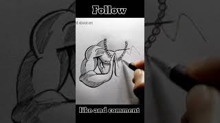 jai shree ram ❤️❤️||lord Hanuman drawing using word RAM #drawing #art #shorts