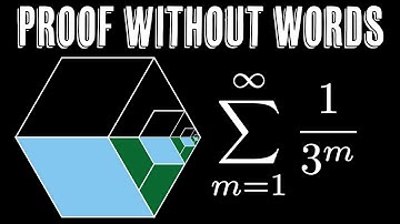 Geometric sum of powers of 1/3 (v. III visual proof in a hexagon)