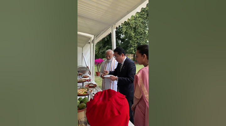 When PM Modi & Japan PM Fumio Kishida had #Golgappa