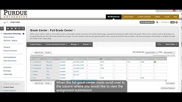 Grading an Assignment - Blackboard Learn
