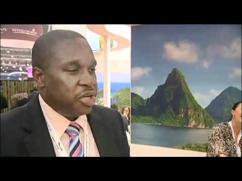 Louis Lewis, Director of Tourism, St Lucia @ WTM 2011