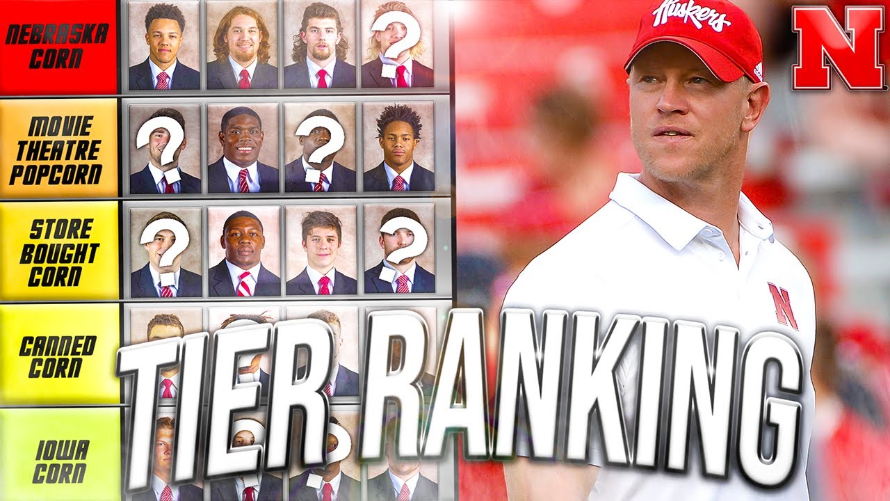 Tier Ranking ALL Nebraska Football Players "The Corny Awards
