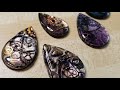 Steampunk Polyclay Cabochons