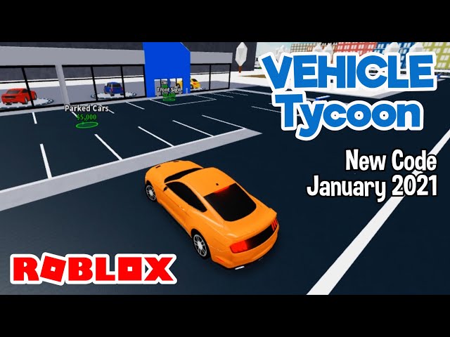 NEW* SECRET VEHICLE TYCOON CODES ROBLOX 