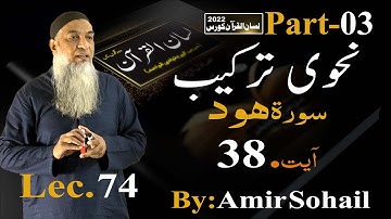 74-Lecture Application of the Rules taught in Lisanulquran Course 2022