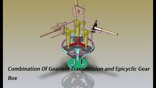 Combination Of Gearless Transmission with Rods and Epicyclic Gear train