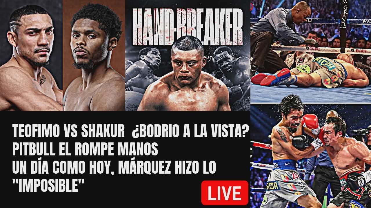 Pitbull Cruz TIENE CABEZA DURA, A 13 años DEL KO de Márquez a Pacquiao