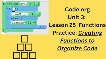 Code org Lesson 25 Practice Activity - Creating Functions to Organize Code