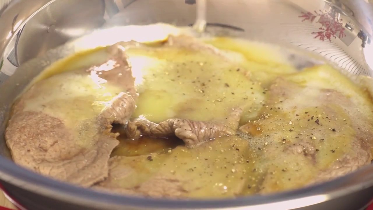 Veal with lemon sauce YouTube