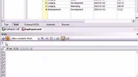 Altova XMLSpy - Edit, Analyze and Debug XPath Expressions