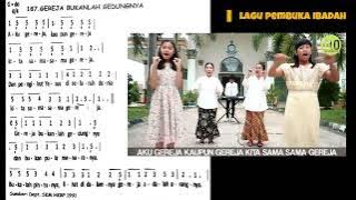 Gereja Bukanlah Gedungnya  (BE SM HKBP no 187)  -  Lagu Sekolah Minggu