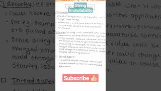 🤔Why strings are immutable? 😯 #shorts #youtubeshorts #youtube #trending #java