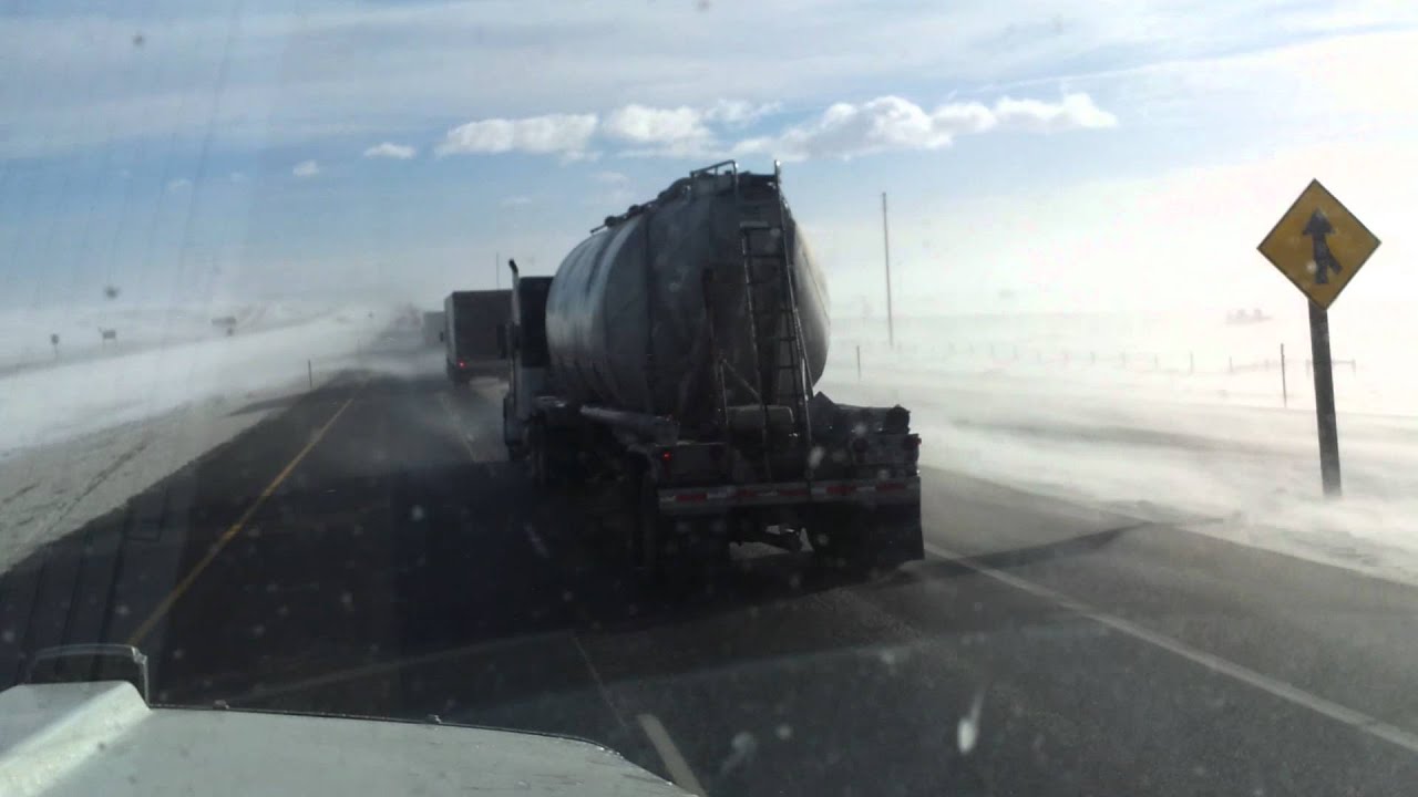 Strong winds in Wyoming YouTube