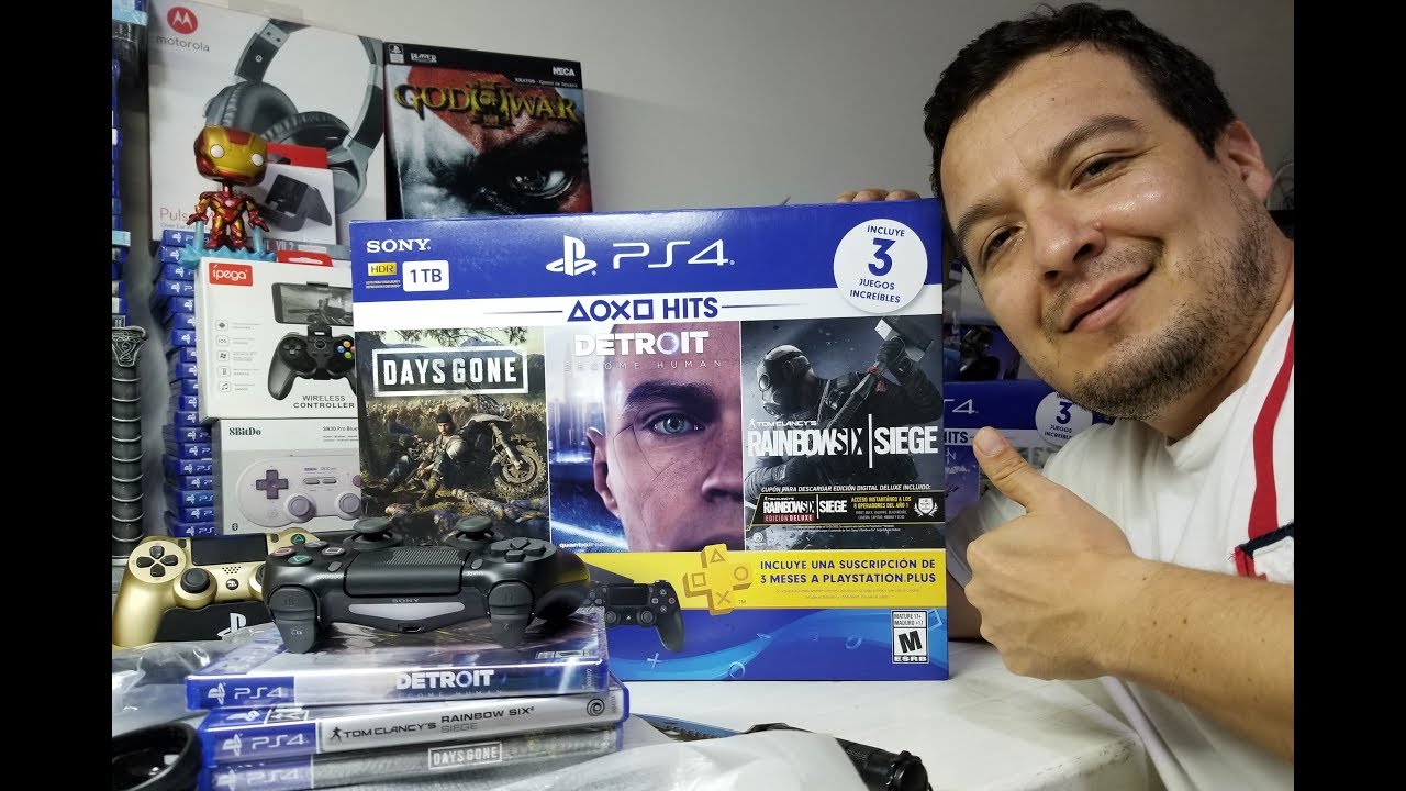 PS4 ganhará edição especial com Days Gone, Detroit e Rainbow 6 de graça