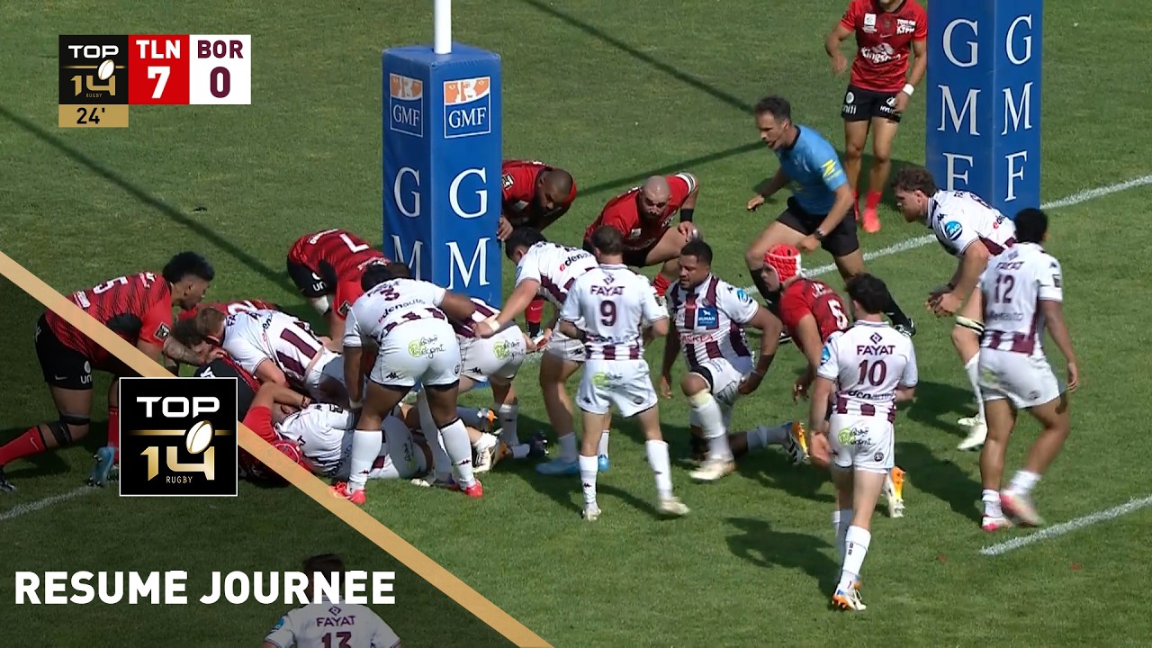 TOP 14 - Résumé de journée de la J25 - Saison 2025-2026