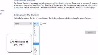 How to Change Fonts and Icon Sizes on Windows 10