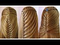 3 Coiffures simples et belles facile à faire cheveux longs /mi longs ❤ Coiffures avec tresses