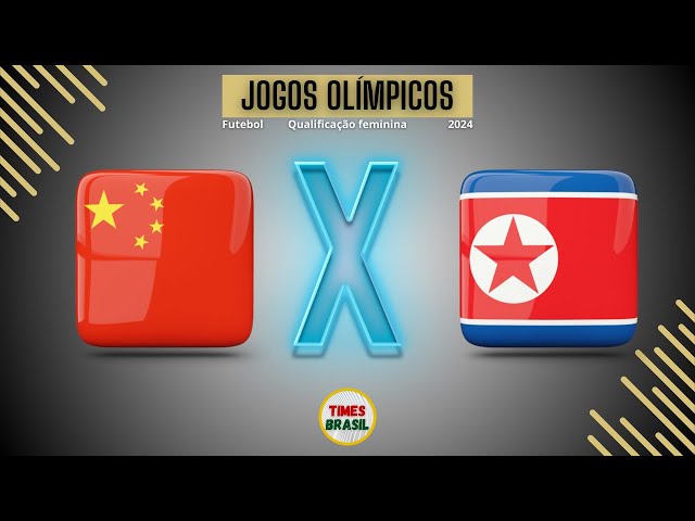 China x Coreia do Sul  Jogos Olímpicos 2024 - Qualificação