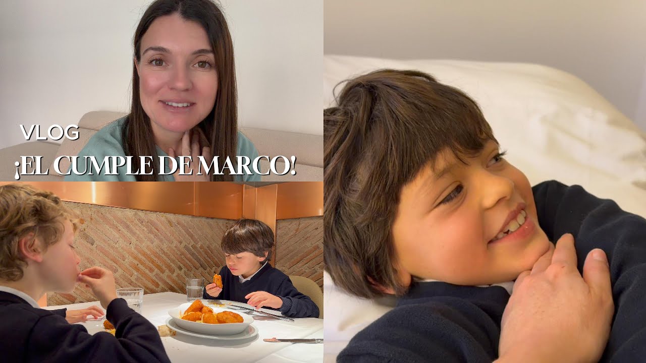 ¡El cumple de Marco! 🎂 Nuestra celebración en familia con sorpresa de postre | Vlog Familiar 🎈