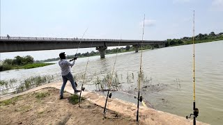 रहू मछलियों की रानी मिल गई 🥰|| How to make Best carp fishing groundbait ||Amazing fishing in river