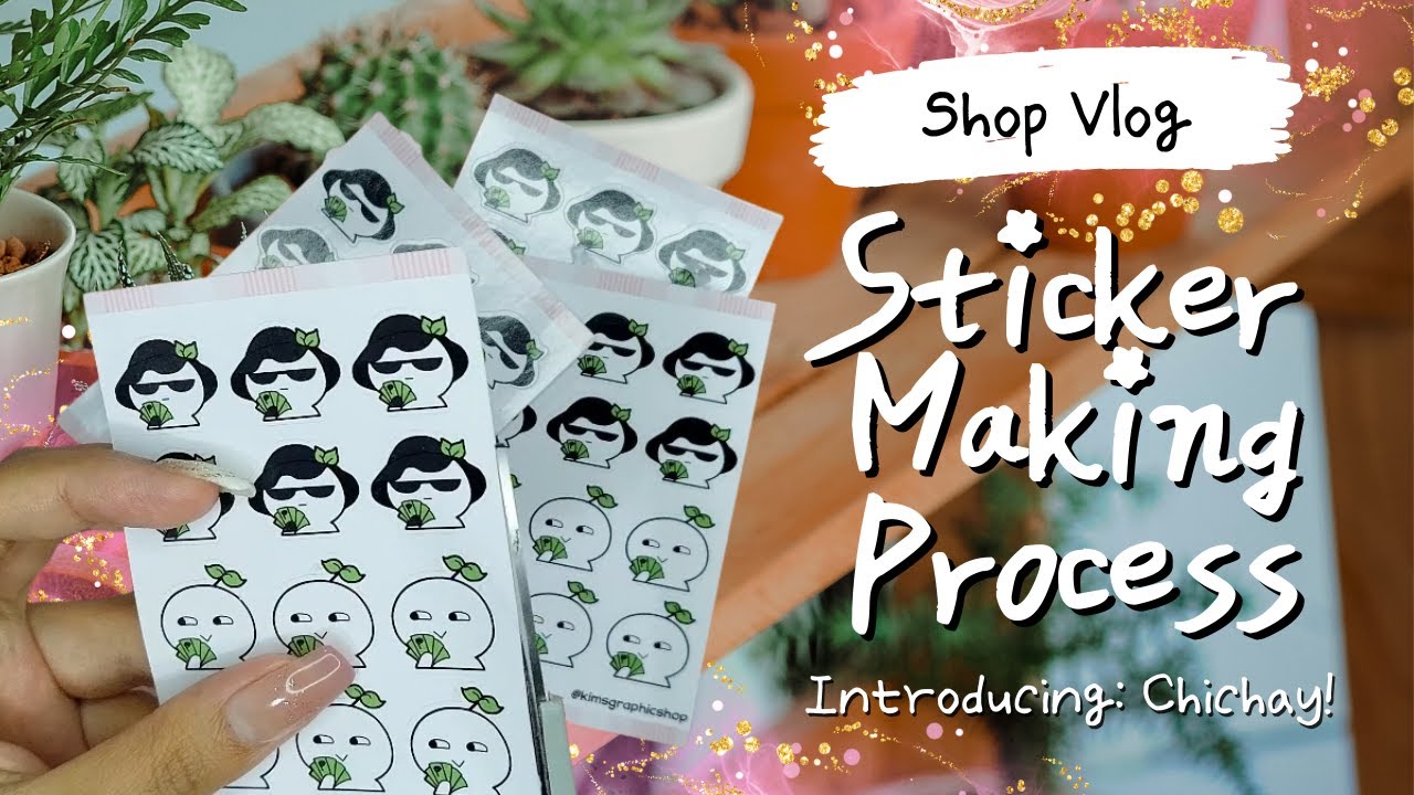 Sticker Process My Sticker Making Process: Introducing Chichay! - YouTube