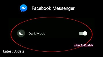 How to Enable Dark Mode on Facebook Messenger App for Android Phone in Hindi। #Twithme