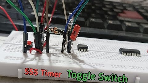 Toggle Switch Using 555 Timer IC || Best for Electronics beginners Student👦📖