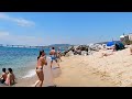 🏖️Barcelona Beach Walking Tour at Platja del Coco🌴 - Badalona August 2020🌞