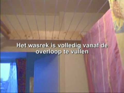 Betere Uitschuifbare wasrek voor in het trapgat / extendable drying rack CM-35