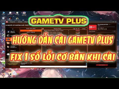 Video Lan Game Sập chuyển sang GameTV Plus Chơi DDay, DOta,... - youtube