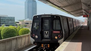 WMATA Metrorail Kawasaki 7000 Series On The Silver Line At Spring Hill Station