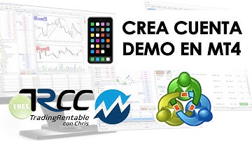Crear una cuenta demo desde el METATRADER 4 del celular