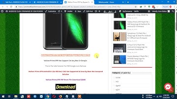 Walton Primo EF9 Frp Bypass Solution | Without Box Android 8.1 Only 20MB File