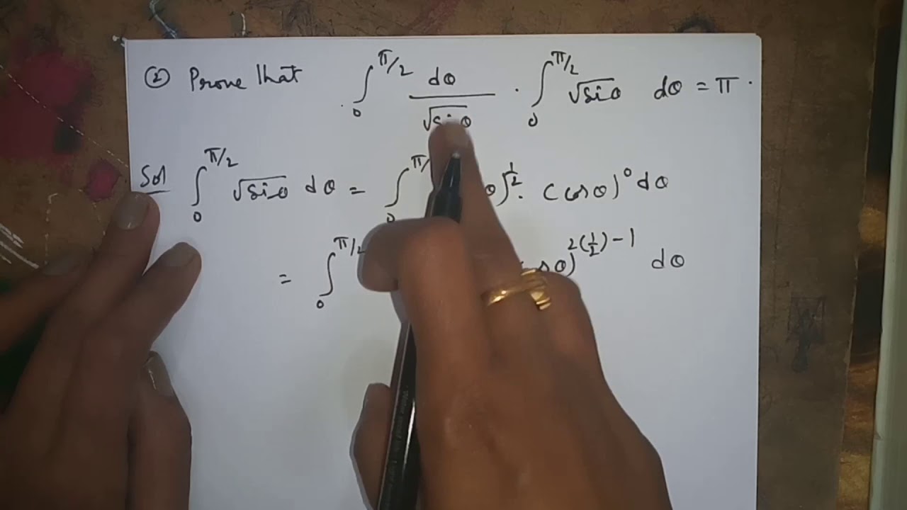 Problems in Beta and Gamma Function - YouTube