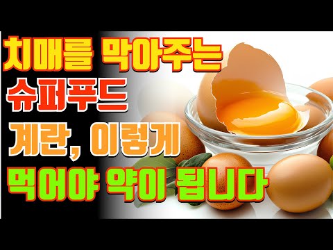 치매를 막아주는 슈퍼푸드 ‘계란 , 이렇게 먹어야 약이 됩니다