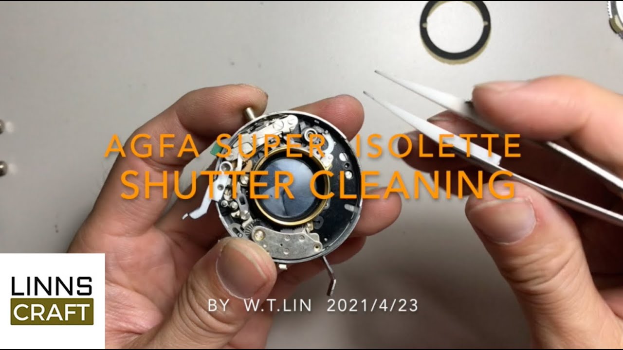 LINNS CAMERA, Agfa Super Isolette shutter cleaning. YouTube