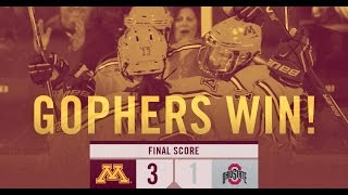 Highlights: Gopher Women's Hockey Takes Down Buckeyes 3-1