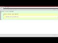 1st program in bluej
