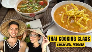 BEST Thai Cooking Class in Chiang Mai 🍲 | Asia Scenic Farm | Thailand | Travel Vlog