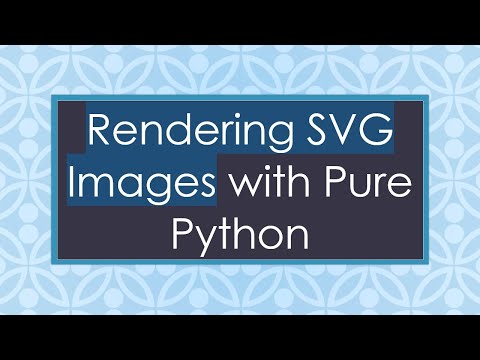 Rendering SVG Images with Pure Python