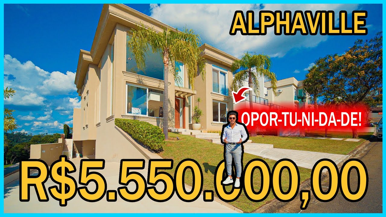 CASA EM ALPHAVILLE SP R5.550.000,00 NO MESMO CONDOMINIO DO